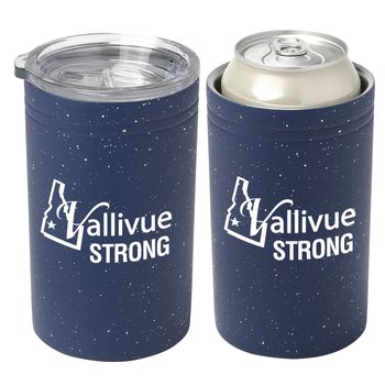 Speckled Stainless Steel 2-In-1 Tumbler & Can Cooler - Personalization Available from Positive Promotions