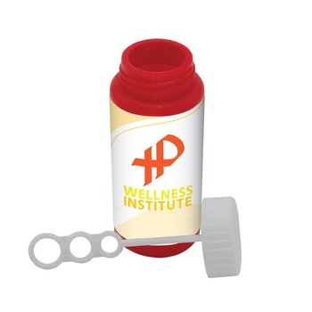 Fun Time Bubble Dispenser - Full-Color Personalization Available from Positive Promotions