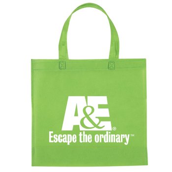 Non-Woven Mini Brochure Tote Bag - Personalization Available from Positive Promotions