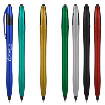 Dart Pen (Metallic Solid-Colored Barrels) - Personalization Available from Positive Promotions