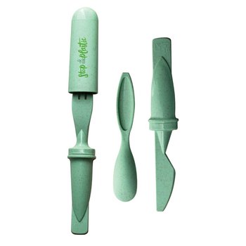 Wheat Straw Utensil Set - Personalization Available from Positive Promotions