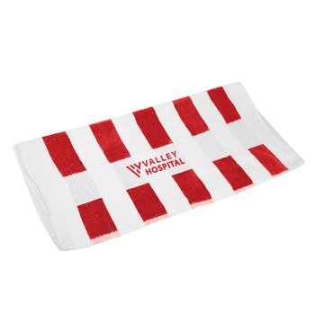 Seaside Beach Towel - One-Color Personalization Available from Positive Promotions