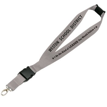 Be The Kind Of Leader You Would Follow Hang-In-There Lanyard - Personalization Available from Positive Promotions