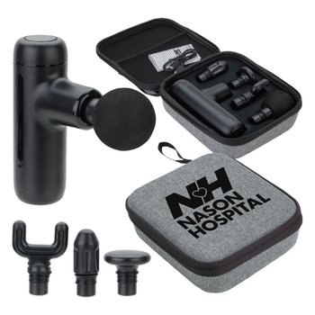 Deep Tissue Massage Gun - Personalization Available from Positive Promotions