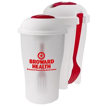 Shake-It-Up Salad Set - Personalization Available from Positive Promotions