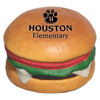 Hamburger Stress Reliever - Personalization Available from Positive Promotions