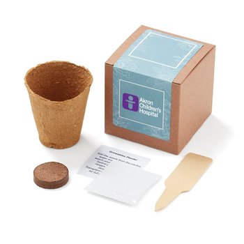 Grow Calm Roots Lavender Seed Planter - Personalization Available from Positive Promotions