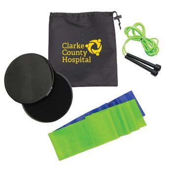 Fitness Anywhere Gift Set - Personalization Available from Positive Promotions