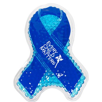 Every Child Matters Awareness Ribbon-Shaped Hot/Cold Pack from Positive Promotions