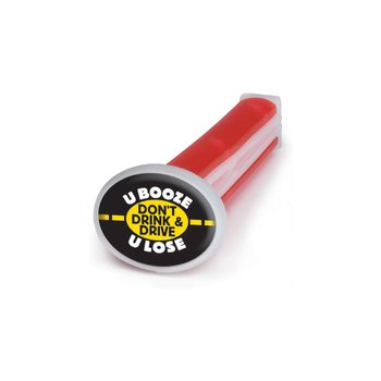 U Booze U Lose: Don't Drink & Drive Vent Stick Air Freshener from Positive Promotions