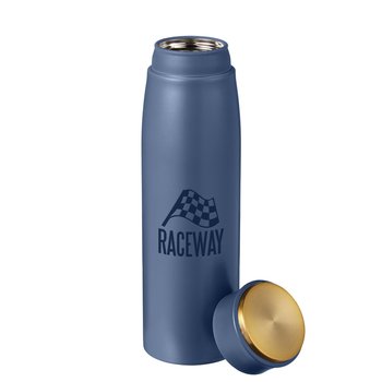 Genesis Golden Lid Vacuum-Insulated Bottle 17-Oz. - Personalization Available from Positive Promotions