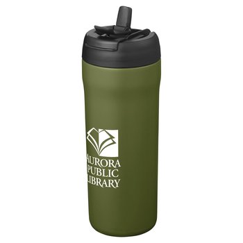 Dual Sip-or-Flip Lid Tumbler 24-Oz. - Personalization Available from Positive Promotions