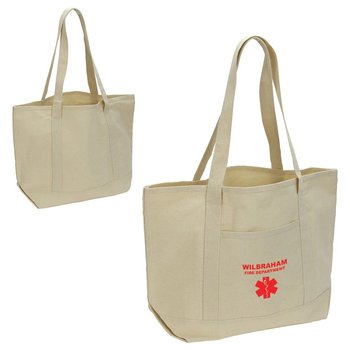 Briar Recycled Natural 10-Oz. Cotton Tote - Personalization Available from Positive Promotions