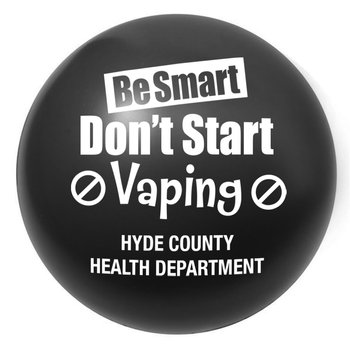 Be Smart, Don't Start Vaping Round Stress Reliever - Personalization Available from Positive Promotions