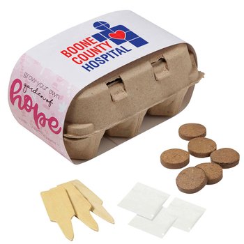 Garden of Hope Planter Grow Kit - Full-Color Personalization Available from Positive Promotions