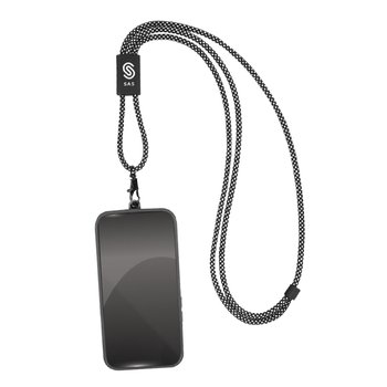 Phone Lanyard Carry Cord - One-Color Personalization Available from Positive Promotions
