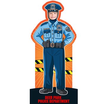 Police Officer Photo Prop - Personalization Available from Positive Promotions