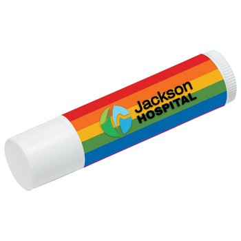 Rainbow Lip Balm - Personalization Available from Positive Promotions