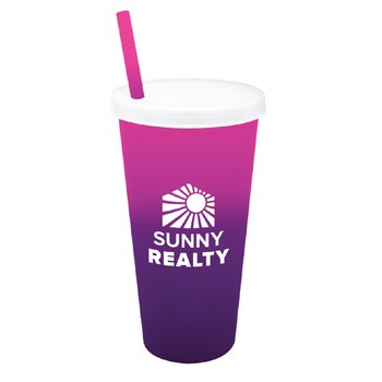 Mood Tumbler 26 oz. With Lid - One-Color Personalization Available from Positive Promotions