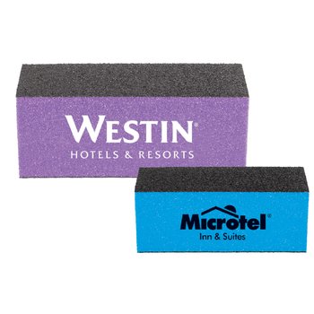 3-Way Nail Buffer Block - One-Color Personalization Available from Positive Promotions