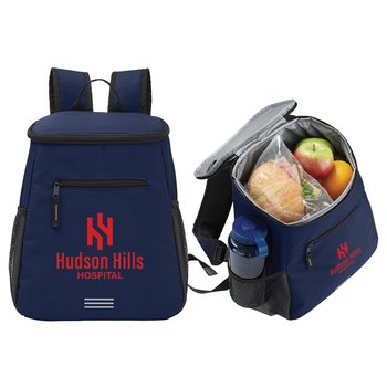 Excursion Recycled Backpack Cooler - One-Color Personalization Available from Positive Promotions