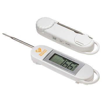 BBQ & Cooking Digital Thermometer - One-Color Personalization Available from Positive Promotions