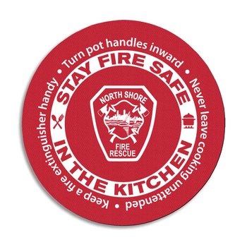 Circle Jar Opener with Safety Tips - One-Color Personalization Available from Positive Promotions