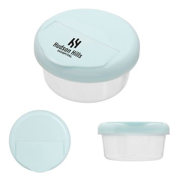 Snap-a-Snack Container 11 oz. - One-Color Personalization Available from Positive Promotions