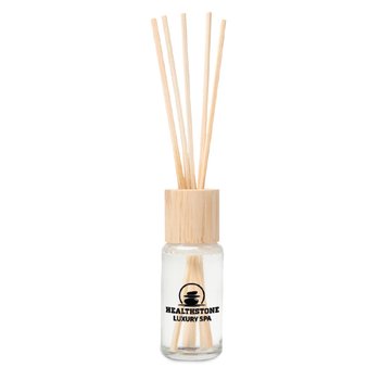 Lavender Reed Diffuser With Bamboo Lid - One-Color Personalization Available from Positive Promotions