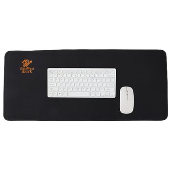 Non-Slip Desk Mat & Mouse Pad - One-Color Personalization Available from Positive Promotions