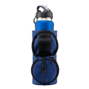 Pack & Fold Recycled Bottle Pouch - One-Color Personalization Available from Positive Promotions