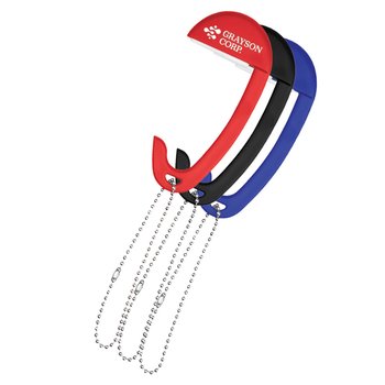 Tabletop Bag Hanger - One-Color Personalization Available from Positive Promotions