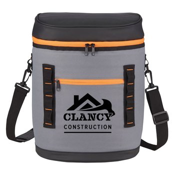 Cove 20-Can rPET Cooler Backpack - One-Color Personalization Available from Positive Promotions