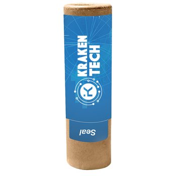 All-Natural Lip Moisturizer With Kraft Paper Tube - Full-Color Personalization Available from Positive Promotions