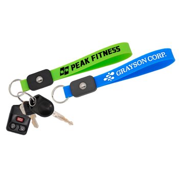 Fidget Roller Wristlet Keychain - One-Color Personalization Available from Positive Promotions