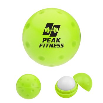 Pickleball Lip Moisturizer - One-Color Personalization Available from Positive Promotions