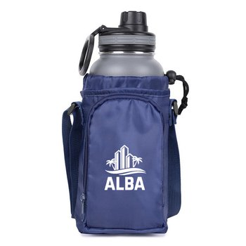 Hydration Sling Bag With Phone Pocket - One-Color Personalization Available from Positive Promotions