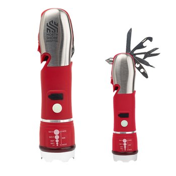 Emergency COB Flashlight Multi-tool 2.0 - Laser-Engraved Personalization Available from Positive Promotions
