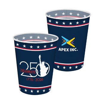 USA 250th Anniversary Statue of Liberty Stadium Cup 16 oz. - Personalization Available from Positive Promotions