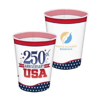 USA 250th Anniversary USA Stadium Cup 16 oz. - Personalization Available from Positive Promotions