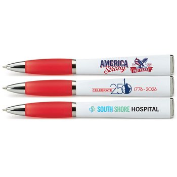 USA 250th Anniversary 3-Sided Pen - Full-Color Personalization Available from Positive Promotions