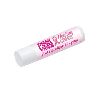 Pink Vibes Personalized Lip Balm from Positive Promotions