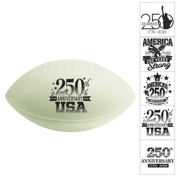 America 250 Patriotic Glow-In-The-Dark Mini Football 6