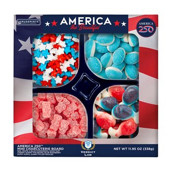 Official America250 Mini Charcuterie Tray - Personalization Available from Positive Promotions