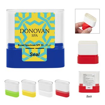 Recycled Packaging Twist-up Sunscreen Stick SPF 30 - Personalization Available from Positive Promotions