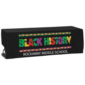 Black History Table Cover from Positive Promotions