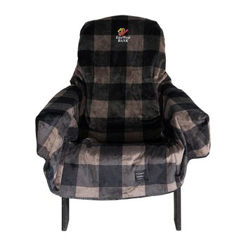City Bonfires Reversible Fleece Waterproof Chair Blanket 53