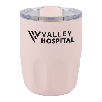 Short Ceramic-Lined Stainless-Steel Travel Coffee Cup Tumbler 10 oz. With Lid - One-Color Personalization Available from Positive Promotions