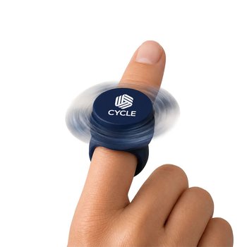 Spinning Silicone Fidget Ring Toy for Focus and Sensory Play - Personalization Available from Positive Promotions