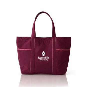 Everything Recycled Water-Repellent 20L Tote Bag - One-Color Personalization Available from Positive Promotions